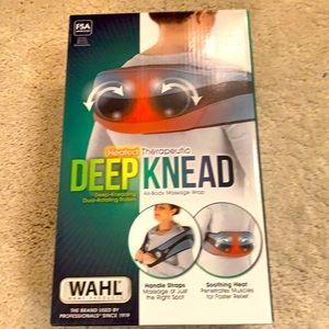 NWOT Wahl Heated Therapeutic Deep Knead Massager
